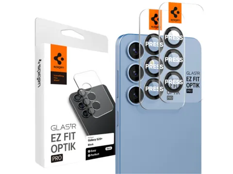 EZ Fit Optik Pro Samsung Galaxy S25 Camera Lens Protector Clear (2-Pac