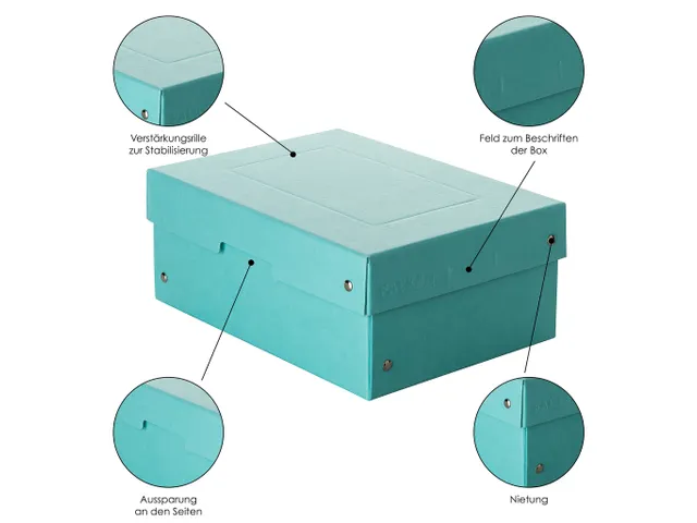 PureBox Pastell A5 bleu 100mm