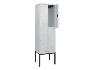dubbeldekse locker,HxBxD 2120x600x500mm,2x2vak.,vak B 300mm - 2