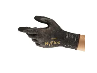 Ansell HyFlex 11-931 snijbestendige handschoenen zwart maat 9 12 paar - 1