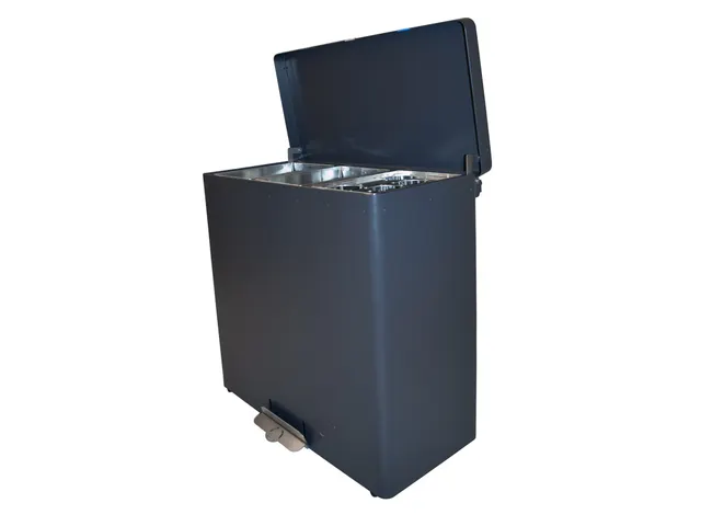 Brandveilige Pedaalemmer Recyclokick 3 Grafietgrijs 3x 34 liter