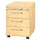 mobiel ladeblok,HxBxD 590x428x580mm,4lade(n),cil.-slot,romp esdoorn