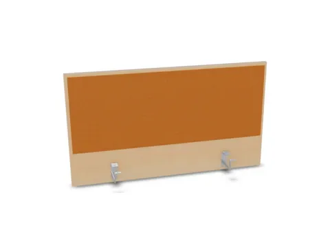 opzetpaneel,v. bureau,aanbouw achter,B 1000mm,NE-esdoorn,BN3005-geel