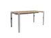 Bureau Linesto N4 hauteur réglable 160x80cm honey castello/alu