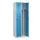 locker voor scheiding van kleding,HxBxD 1850x600x500mm,2vak