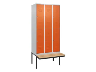 Dubbeldekse dekenkist,HxBxD 2120x900x815mm,3x2vak.,vak B 300mm - 1