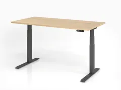 Elektrisch in hgte vst. zit-sta-bureau,HxBxD 640-1290x1600x800mm