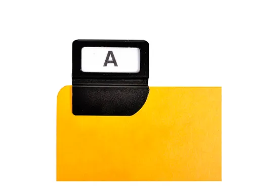 Tabblad a-z Glanskarton 6/10 125x75 24 stuks