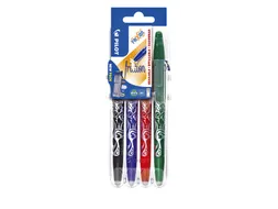 Rollerpen Pilot Frixion Ball 0.7 Set2Go BL-FR7 4 stuks basis kleuren