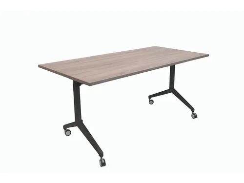 Schaffenburg Klaptafel 160x80cm Blad Robson Eik 25mm Frame Zwart