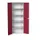 universele kast,HxBxD 2000x800x350mm,4xStalen bodem,draaigrendelslot