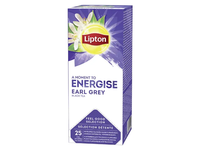 Thee Lipton Energise Earl Grey Met Envelop 25Stuks