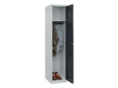 locker,HxBxD 1850x400x500mm,1vak,vak B 400mm,cil.-slot,staand op vloer
