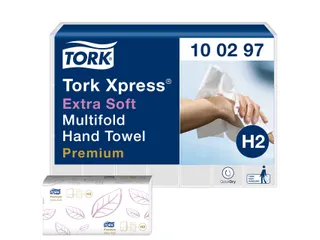 Tork 100297 Xpress Handdoek Premium H2 ZigZag Extra Soft 2-laags - 8