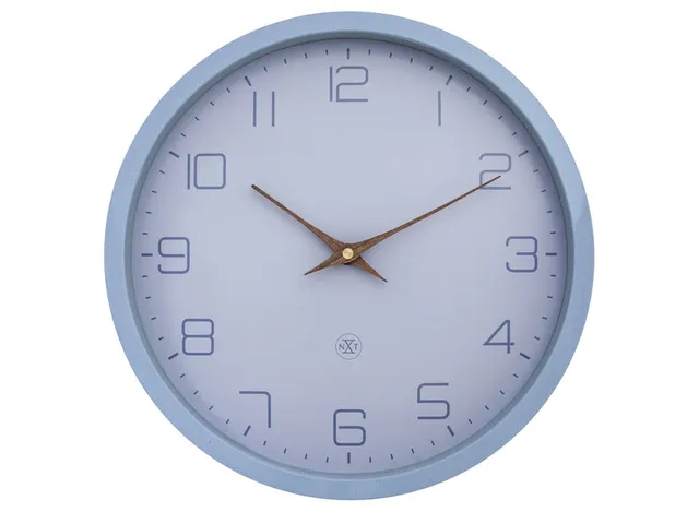 Wandklok nXt ECO 30cm blauw