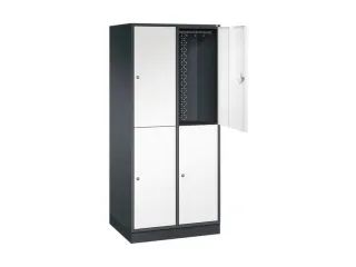 grootvolume garderobekast,HxBxD 1950x820x600mm,2x2vak.,vak B 360mm - 1
