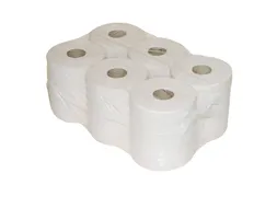 CMT Poetsrol Midi Eco Recycled 2-laags 108m/19cm wit 6 Rol