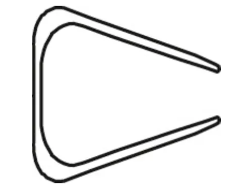20 Serodo bindruggen 15mm zwart