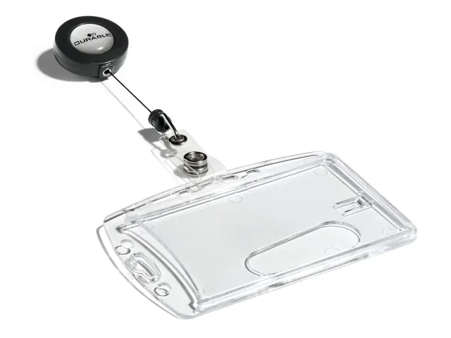 Afrolmechanisme Durable 8012 54x85mm met gesloten pashouder