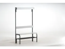 omkleedbank,HxLxD 1670x1015x375mm,alu. lijsten,RAL7016