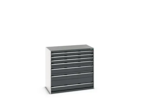 ladekast 1200x1300x750mm 7laden zware lasten RAL7035 front RAL7016