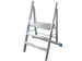 échafaudage,3marche(s),estrade H 700mm,alu