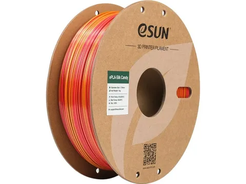 eSUN 3D printer Filament ePLA-Silk Candy 1,75mm Rood/Goud 1kg