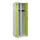 locker voor scheiding van kleding,HxBxD 1850x600x500mm,2vak