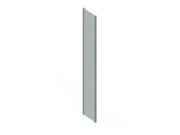 zijwand,v. inhaakstelling,HxD 3000x500mm,staal,RAL7035