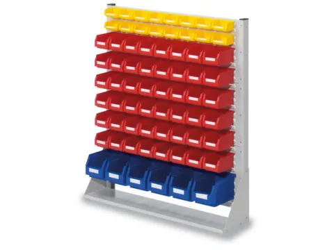 Stellingwand Hxbxd 1100X1000X240Mm Enkelzijdig 70Bakken