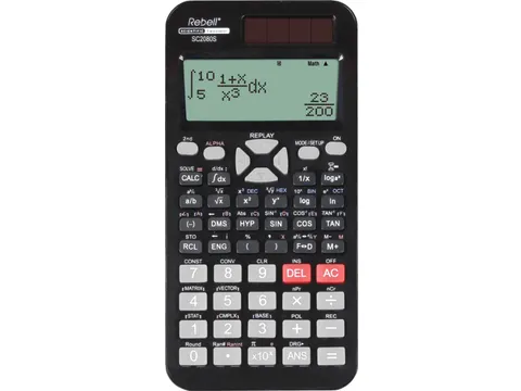 Calculator Rebell-SC2080S-BX zwart wetenschappelijk