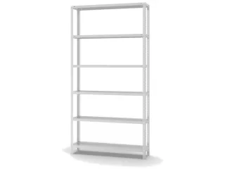 magazijnstelling,grondveld,HxBxD 2500x1300x300mm,vaklast 200kg - 2