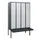 locker met bank,HxBxD 1950x1200x815mm,4vak,vak B 300mm,cil.-slot