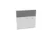 cache de banque d'accueil p. table de bureau Bl-blanc BN8078-gris