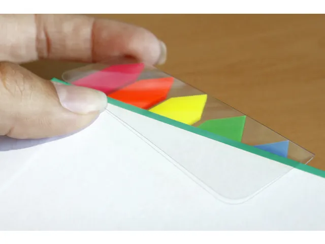 Marque-pages Info Page Markers Flèche Film 12x50mm 5 couleurs
