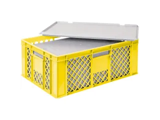 Euronorm-stapelbak,m. isoleerbox,HxLxB 240x600x400mm,43/20,4l,HDPE - 1