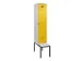 locker met bank,voor scheiding van kleding,HxBxD 2120x400x815mm,1vak