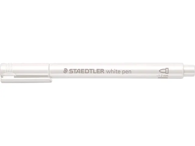 marker Metallic 8323, wit