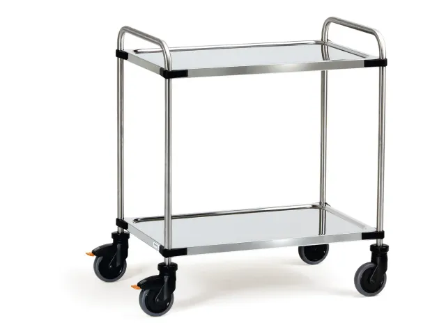 Roestvrijstalen Wagens 5036 120kg 630x400mm 2 Etages