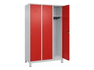 locker,HxBxD 1950x1200x500mm,3vak,vak B 400mm,cil.-slot,voeten - 2