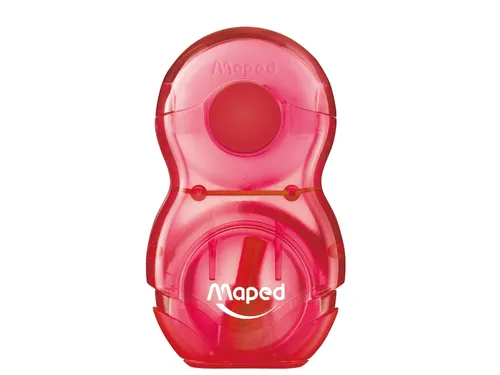 Puntenslijper Maped Loopy 1 gaats met gum display á 24 stuks assorti