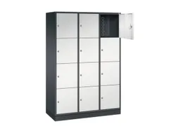 grootvolume-lockersysteem,RAL 7021/RAL 7035,HxBxD 1950x1220x500mm