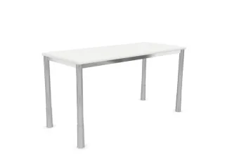 In hoogte verstelbaar bureau,HxBxD 720-840x1400x600mm,Bl-wit - 2
