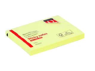 Memoblok Quantore 76x101mm geel - 2