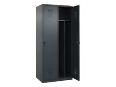 locker voor scheiding van kleding,HxBxD 1850x800x500mm,2vak