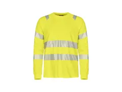 Tranemo 508789 T-Shirt lange mouw Hi-Viz Fluorgeel maat XXL