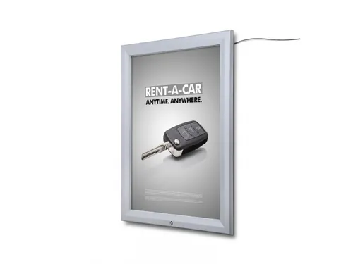 LED Outdoor Posterhouder A1 Zilver