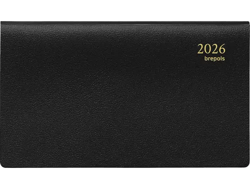Agenda 2027 Brepols Omniplan Genova 7dagen/2pagina's spiraal zwart