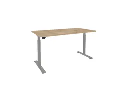 Elektrisch Verstelbaar Bureau 2 Motoren 160x80cm Frame Alu Blad Honey