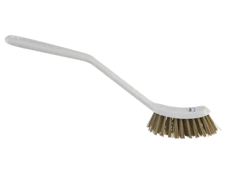 42885, Kleine Grillborstel Wit Harde Hittebestendige Vezels 290mm - 1